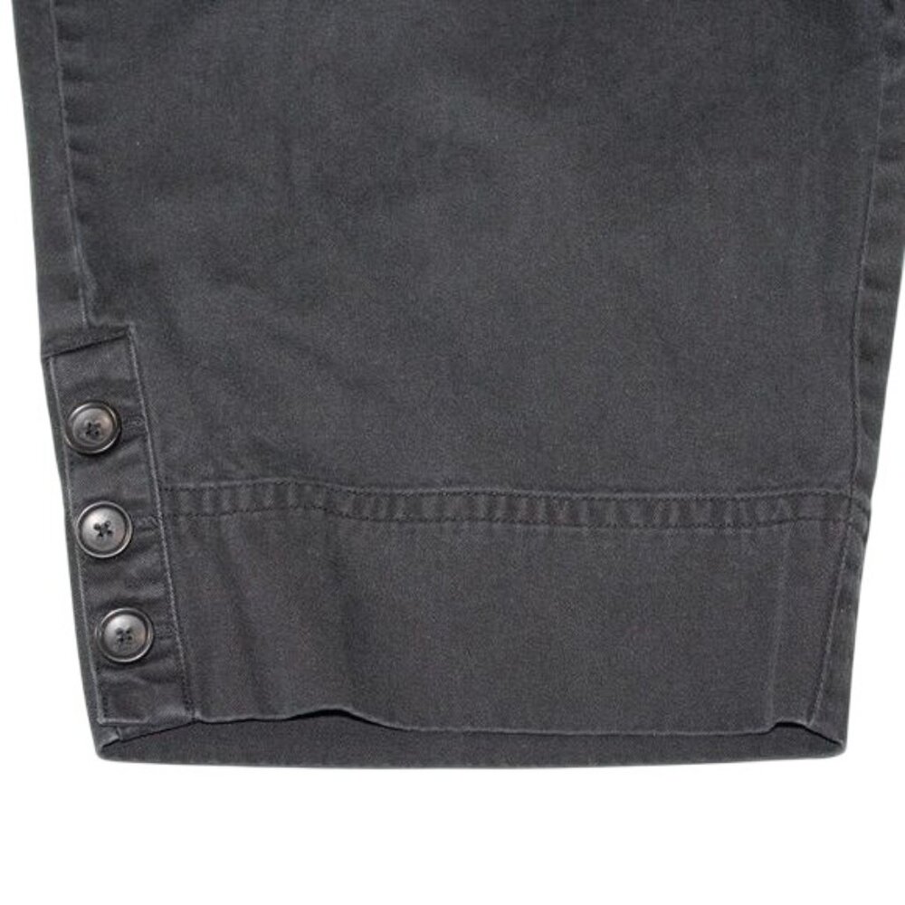 Rafaella Womans Plus Size 18W Black 100% Cotton Capris Pant - Picture 6 of 8